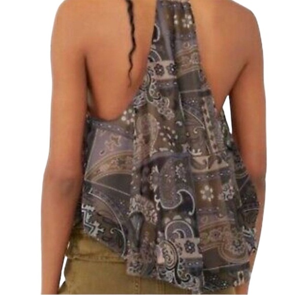 🌺FREE PEOPLE Strawberry Tank in Dark Combo Size XS — in PRISTINE condition🌺 - Picture 2 of 7